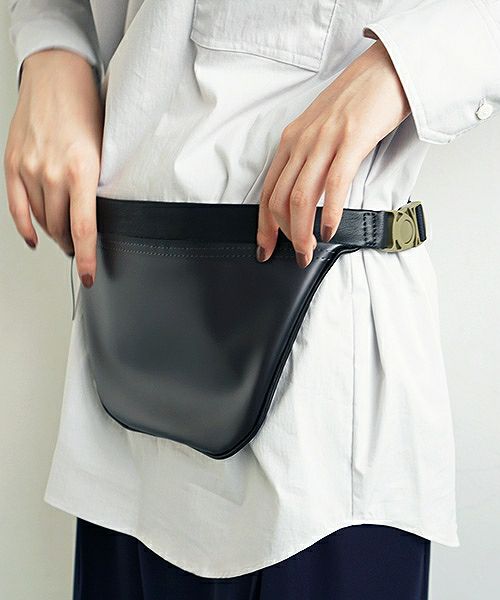 macromauro マクロマウロ.plane bag small PVC[black]_