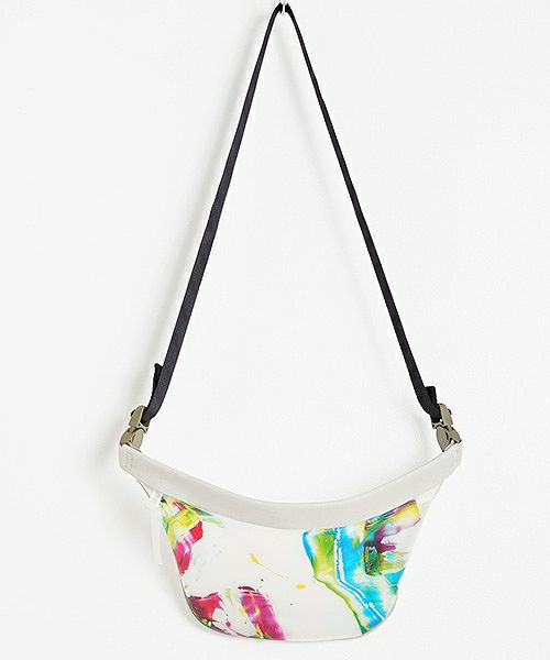 macromauro マクロマウロ.plane bag paint small PVC[white]_