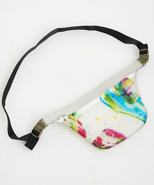 macromauro マクロマウロ.plane bag paint small PVC[white]_