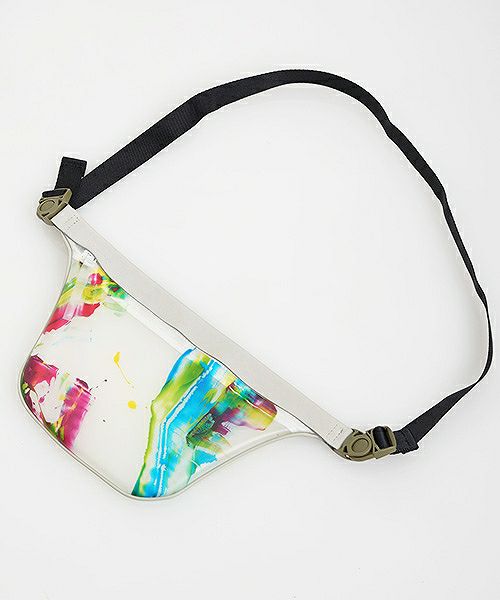 macromauro マクロマウロ.plane bag paint small PVC[white]_