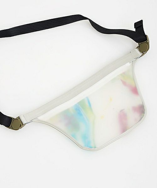 macromauro マクロマウロ.plane bag paint small PVC[white]_