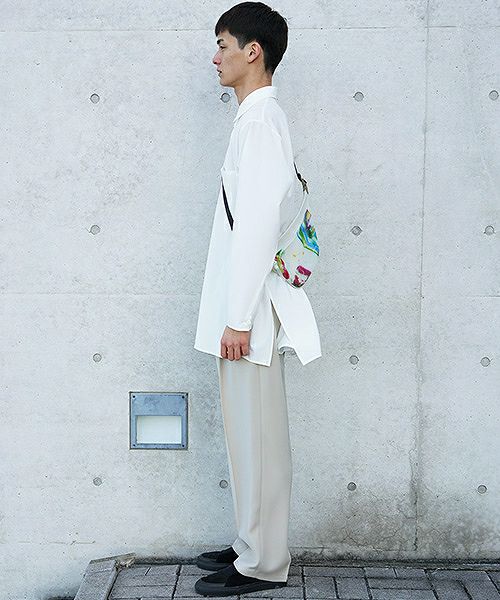 macromauro マクロマウロ.plane bag paint small PVC[white]_