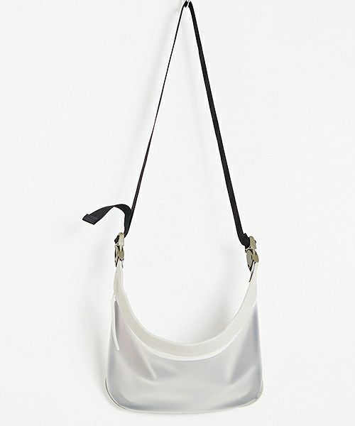 macromauro マクロマウロ.plane bag large PVC[white]_