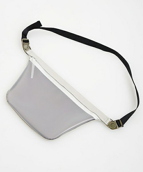 macromauro マクロマウロ.plane bag large PVC[white]_