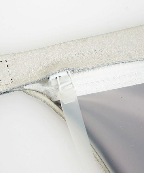 macromauro マクロマウロ.plane bag large PVC[white]_