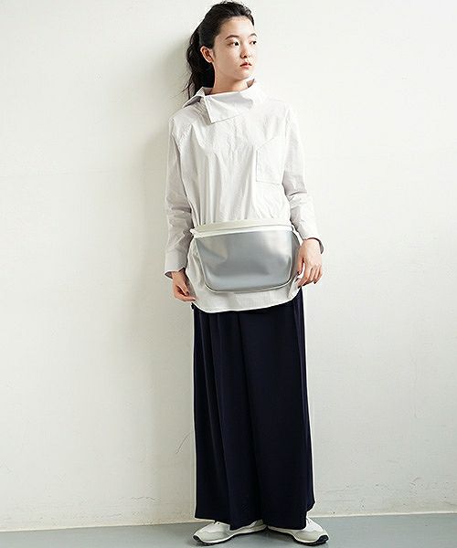 macromauro マクロマウロ.plane bag large PVC[white]_