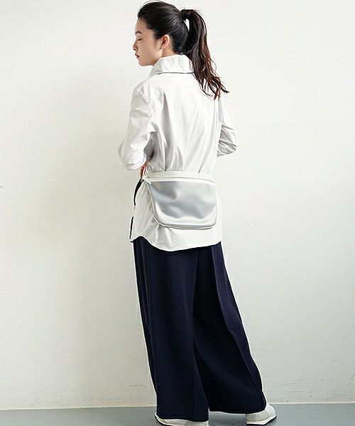 macromauro マクロマウロ.plane bag large PVC[white]_