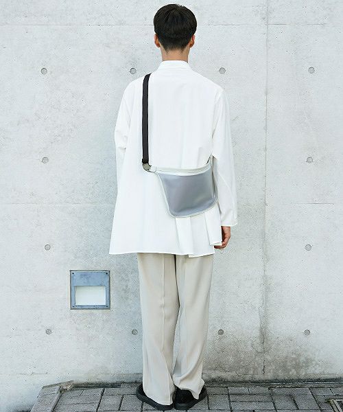 macromauro マクロマウロ.plane bag large PVC[white]_