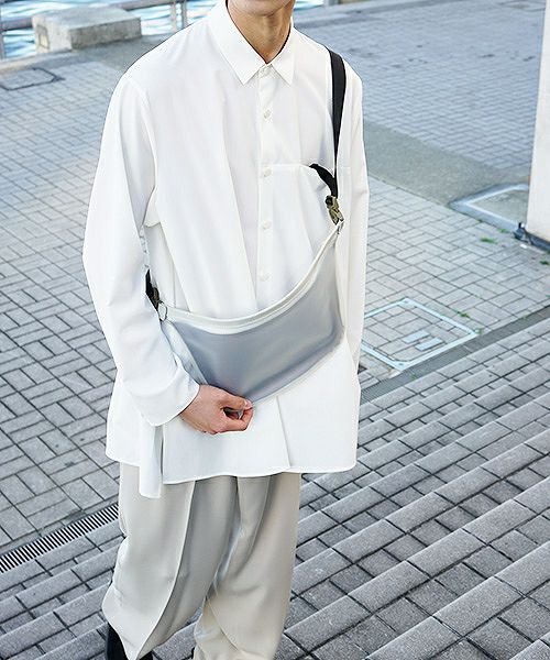 macromauro マクロマウロ.plane bag large PVC[white]_