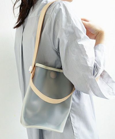 macromauro マクロマウロ.obal bag small PVC[white]_