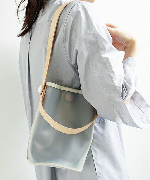 macromauro マクロマウロ.obal bag small PVC[white]_