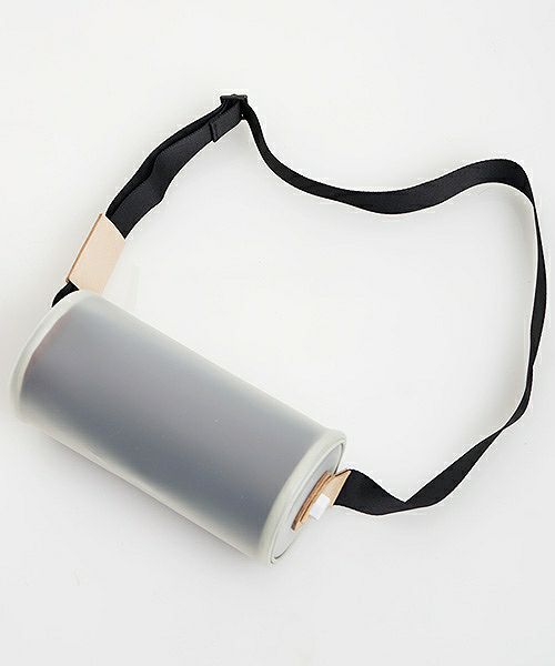 macromauro マクロマウロ.cylinder bag large PVC[white]