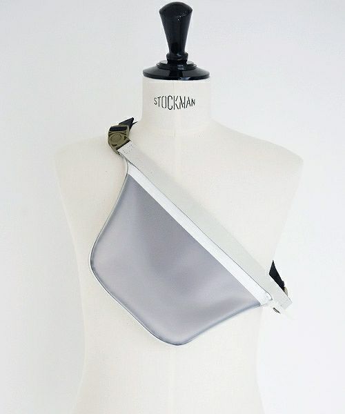 macromauro マクロマウロ.plane bag small PVC[white]_