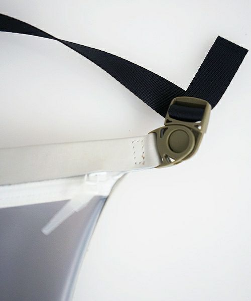 macromauro マクロマウロ.plane bag small PVC[white]_