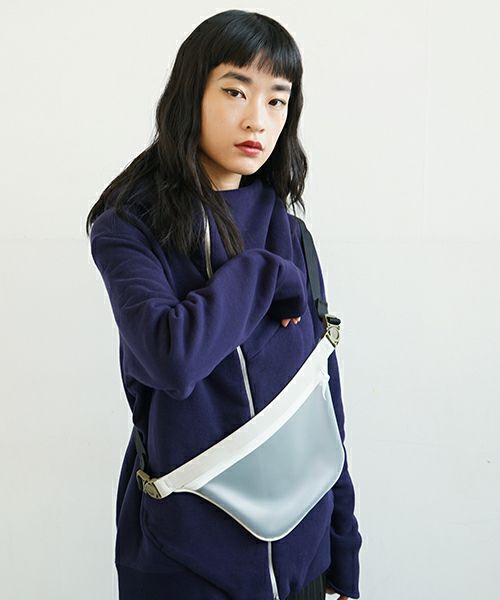 macromauro マクロマウロ.plane bag small PVC[white]_