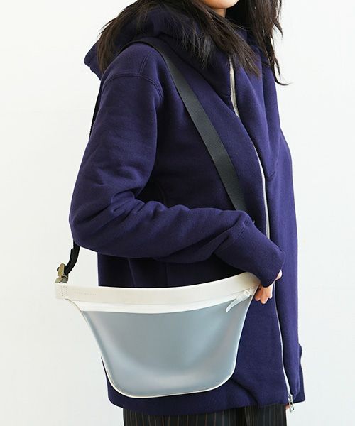 macromauro マクロマウロ.plane bag small PVC[white]_