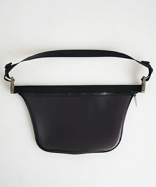 macromauro マクロマウロ.plane bag large PVC[black]_