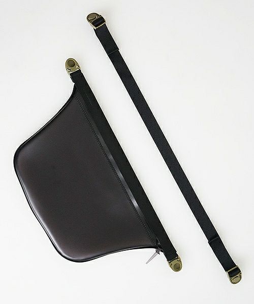 macromauro マクロマウロ.plane bag large PVC[black]_