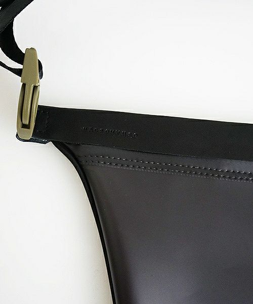 macromauro マクロマウロ.plane bag large PVC[black]_