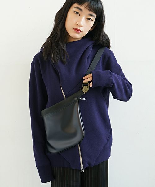 macromauro マクロマウロ.plane bag large PVC[black]_