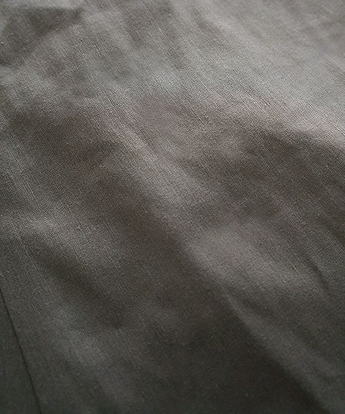 Mochi.モチ.french linen jumper skirt [915-op01/grey]