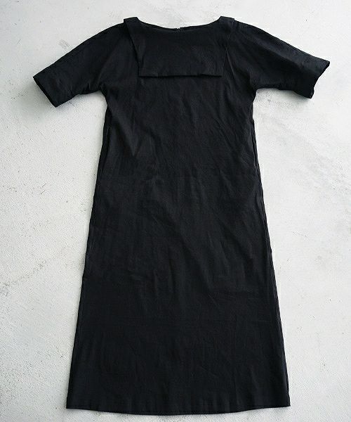 Mochi.モチ.linen dress [915-op02/black]