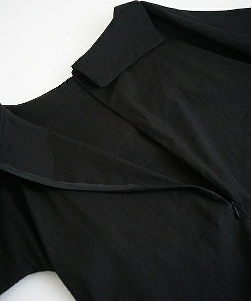 Mochi.モチ.linen dress [915-op02/black]
