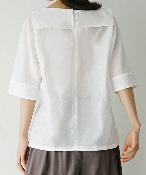 Mochi.モチ.white blouse [915-bl01]
