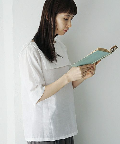 Mochi.モチ.white blouse [915-bl01]