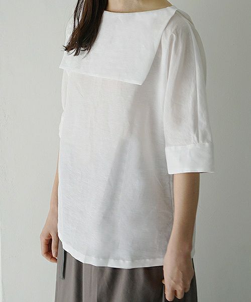 Mochi.モチ.white blouse [915-bl01]