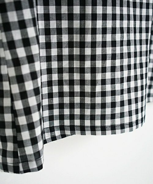 Mochi.モチ.gingham check blouse [915-bl02]