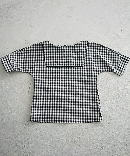 Mochi.モチ.gingham check blouse [915-bl02]