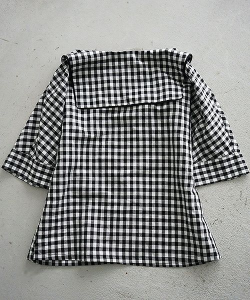 Mochi.モチ.gingham check blouse [915-bl02]
