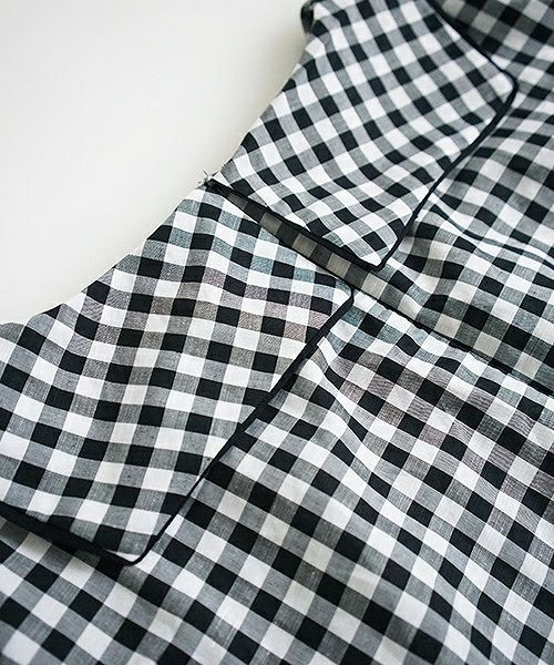 Mochi.モチ.gingham check blouse [915-bl02]