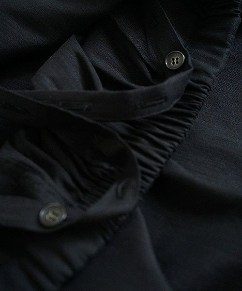 Mochi.モチ.french linen jumper skirt [915-op01/black]