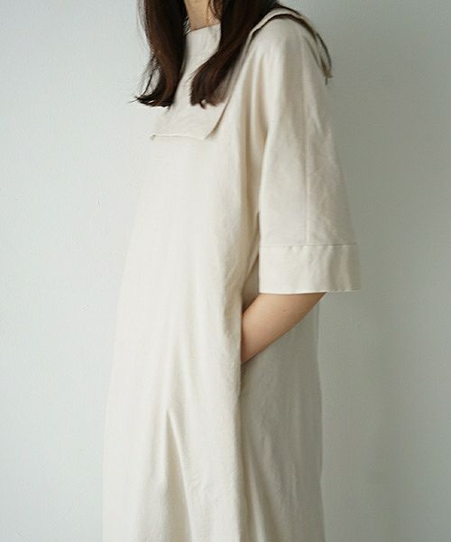 Mochi.モチ.linen dress [915-op02/light beige]