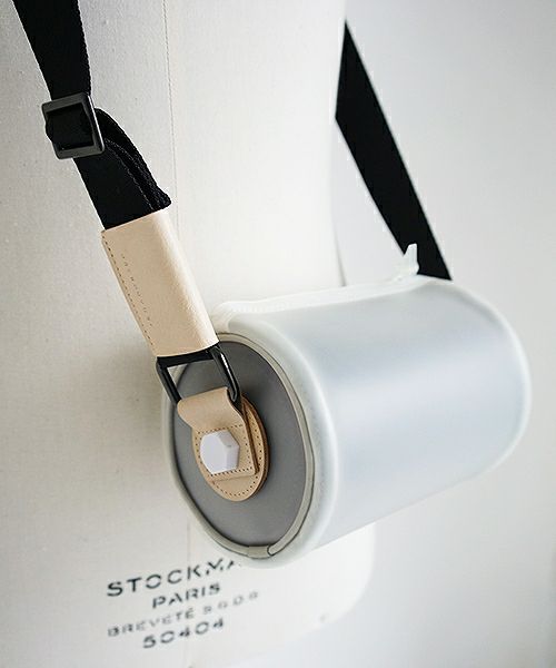 macromauro マクロマウロ.cylinder bag small PVC[white]_