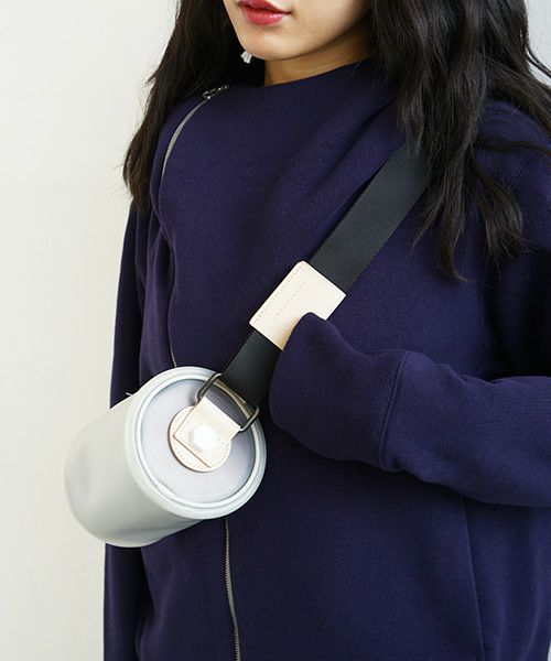 macromauro マクロマウロ.cylinder bag small PVC[white]_