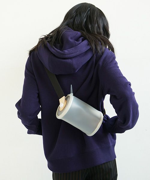 macromauro マクロマウロ.cylinder bag small PVC[white]_