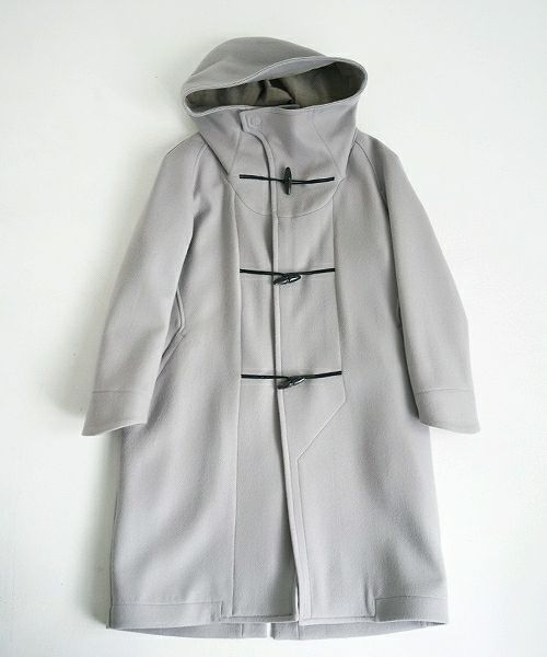 hatra ハトラ, coat-Toggle Calm Coat[OU06-Grey]