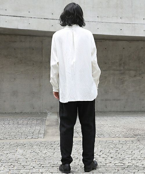 suzuki takayuki.スズキタカユキ.one-piece-shawl-collar shirt[A203-04/nude]