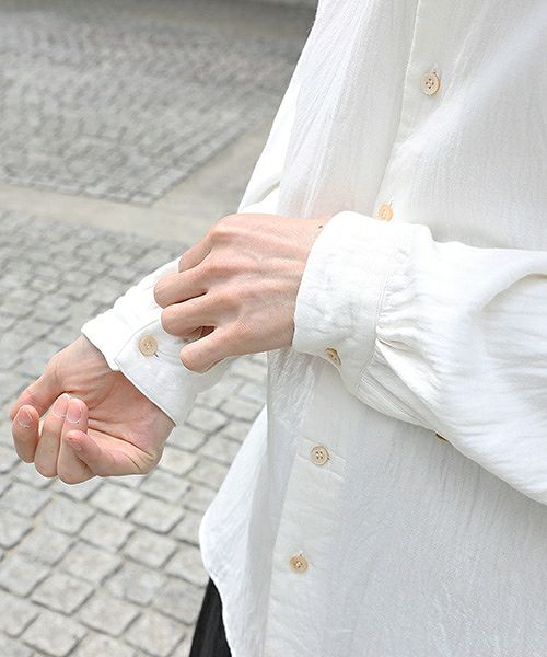 suzuki takayuki.スズキタカユキ.one-piece-shawl-collar shirt[A203-04/nude]