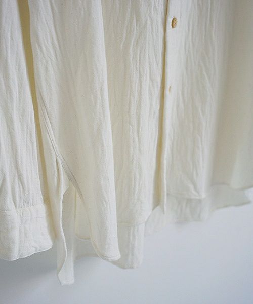 suzuki takayuki.スズキタカユキ.one-piece-shawl-collar shirt[A203-04/nude]