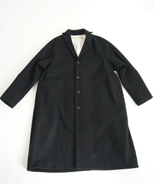 suzuki takayukiスズキタカユキtailored-collar coat[A201-22/black]:i