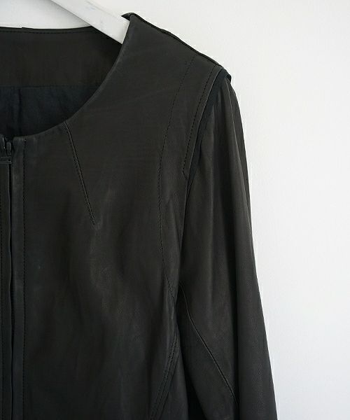 suzuki takayuki.スズキタカユキ.leather jacket[A201-26/black]