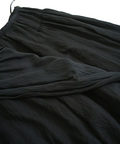 suzuki takayuki.スズキタカユキ.long skirt[A201-27/black]