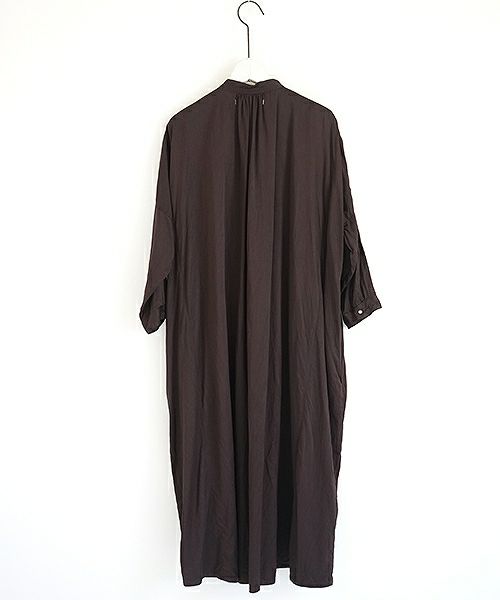 suzuki takayuki.スズキタカユキ.slip-on dress[T001-04/dark brown]：i
