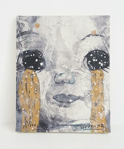 【F0号/現代アート】Please don't CRY【絵画,イラスト】 F0号/現代アート】Please don't CRY【絵画,イラスト】