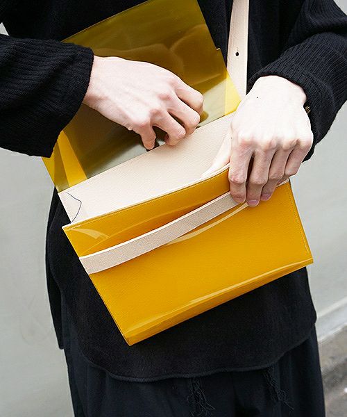 macromauro マクロマウロ.PVL BAG Color Medium[YELLLOW]_