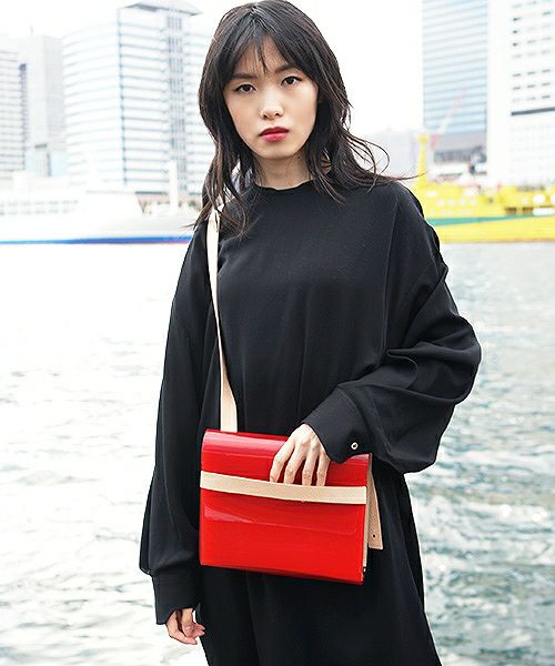 macromauro マクロマウロ.PVL BAG Color Medium[RED]_